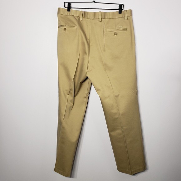 Dockers Men's Pants Tan Khaki D3 Pleated Classic Fit style #406694123 36 x 29 - Picture 4 of 16